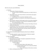 Naturalism and Realism Final Exam Review 