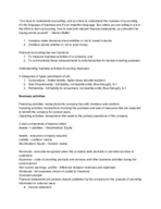 ACC 101 Chapter 1