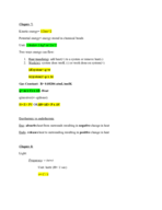 Chemistry week 8 notes