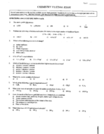 Final Exam Study Guide