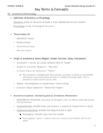HTHSCI 1H06-A: Key Terms & Concepts Study Guide