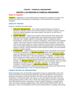 FIN3403 - CHAPTER 1