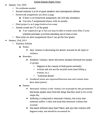 Global Human Rights: Week 2 Notes