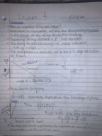 Econ 22060, Week 2, Lecture 4 Notes