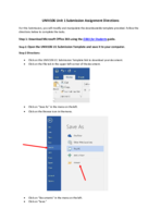 Submition assignment 