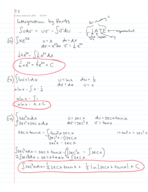 Integration by Parts