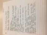 Notes from week 2 