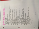 BIO 201, Organ Systems Notes 