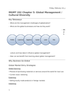 MGMT 202 Chapter 5 Notes