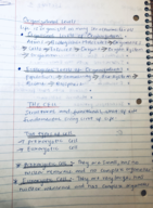 Biology 1406, 2nd week note