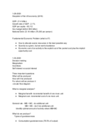 Econ 102, Week 1 Notes