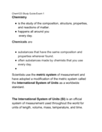 Chem123 Exam 1 Study guide