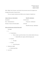 CRMJ Week 2 Notes American Courts