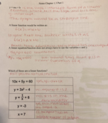 College algebra chapter 1.3 part 1,2 