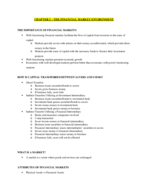 FIN 3000 - CHAPTER 2 NOTES