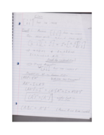 Linear Algebra 1890 Week 3 Notes