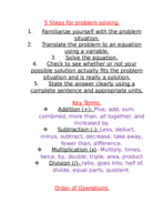 integers and order of operations