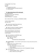 Notes Dr. Ivey's class for Feb11 (Week5 -day1)