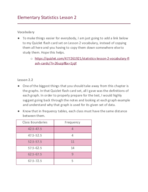 Elementary Statistics Lesson 2 Notes