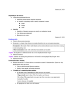 Econ 201 Notes