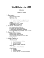 Exam 1 Outline; Chapters 1-3