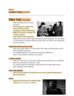 Film Noir & The Hollywood Star System