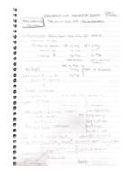 Weekly Notes, Week 1-5