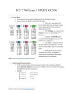 ECE 2700 EXAM 1 STUDY GUIDE