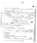 Lecture Test 2 Notes - Blood Flow Notes Week 6