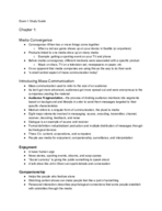 TRF 235, Exam 1 Notes