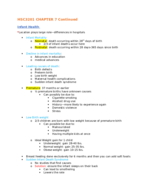 HSC3201 Week 7 Notes