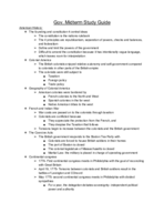 Gov. Study Guide