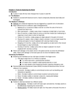 Chapter 3 Notes