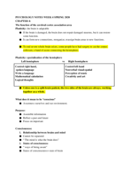 psychology 100 notes