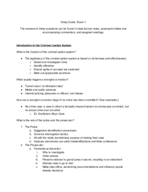 Wrongful Conviction Exam #1 