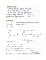 General Physics 2 Exam 1 Study Guide