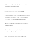 Quiz IV questions and answers