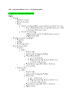 Exam 3 Study Guide