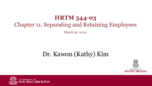 HRTM 344: Exam 3 Study Guide