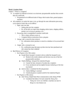 CS008 Week 1 Lecture Notes