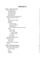 Module 5 Reading Notes