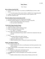 CLPS 200 Week 10 Notes