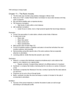 Exam 3 Study Guide
