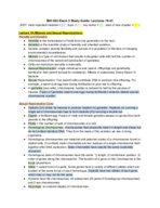 BIO 202 Exam 3 Study Guide