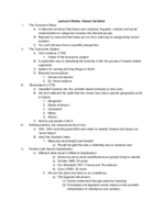 ANT 001: Week 4 Lecture Notes 