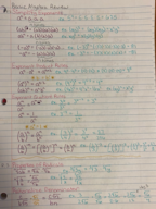 MATH 002, Week 1 Notes Algebra Review