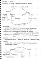 Philosophy 3: The Nature of Mind; Lecture 1 Notes