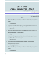 Pharmacology and Toxicology Ch 7 Notes