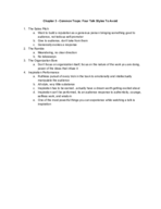 SPCH 641 TED Talk Chapter 3