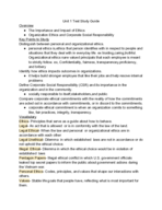 Unit 1 study guide notes